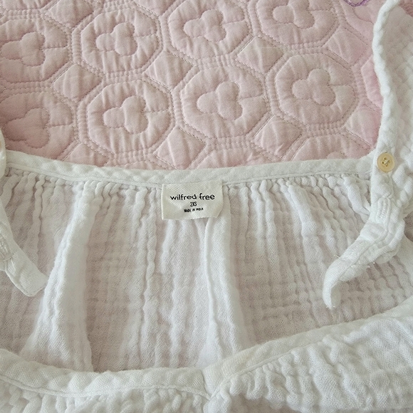 ARITZIA Wilfred white cotton guaze camisole top - Picture 3 of 4